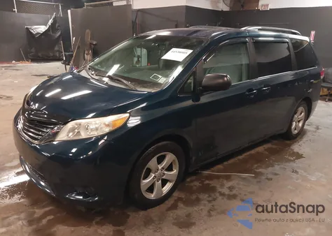 2012 Toyota Sienna Le V6 8 Passenger from USA, damaged, VIN 5TDKK3DC4CS237116